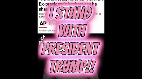 ASL only - Deaf evangelist, Andra stand with Trump