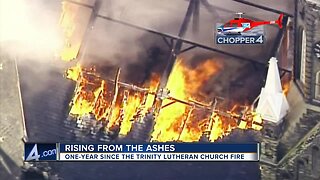 One year ago: Milwaukee's Trinity Lutheran Church goes up in flames