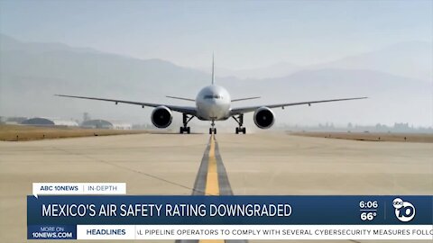 Mexico's air safety rating downgraded