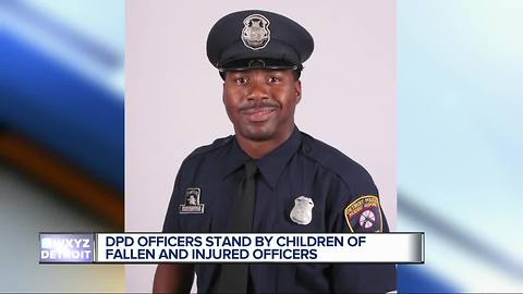 Detroit police celebrate children of fallen officers at Belleville High
