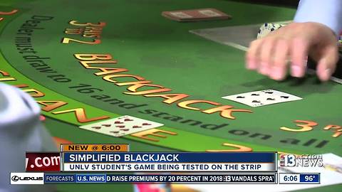 UNLV student's blackjack variation being tested on Las Vegas Strip