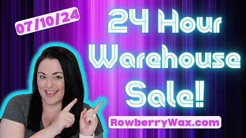 24 Hour Warehouse Sale!