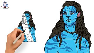 How to Draw Jake Sully Avatar: The Way of Water