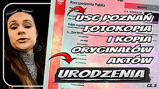 USC Poznań fotokopia i kopia oryginałów aktów urodzenia cz.2 2023 11 23