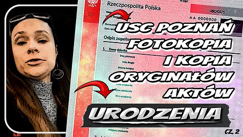 USC Poznań fotokopia i kopia oryginałów aktów urodzenia cz.2 2023 11 23