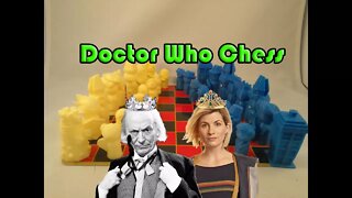 3D Printed Doctor Who Chess Set