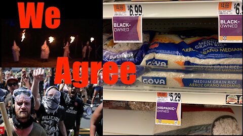 Antifa + KKK Applaud Racist Grocery Store Together -- "Black Owned"