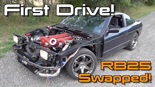 The Day Has FINALLY Come! First Test Drive In The RB-Swapped 240SX!