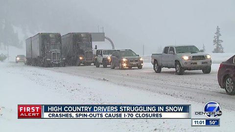 Winter storm hits mountains Friday, expected to move into I-25 corridor Saturday