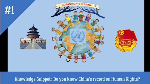 CHINA AND HUMAN RIGHTS