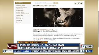 Public housing smoking ban in Nevada