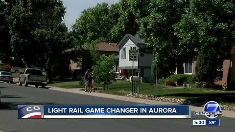 Light rail through Aurora could be a factor in skyrocketing home prices