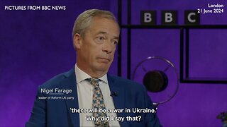 Farage: Russia's invasion of Ukraine was provoked by EU and NATO expansion