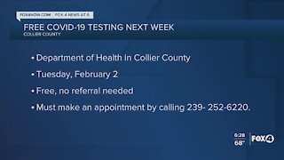 Collier County COVID testing next week