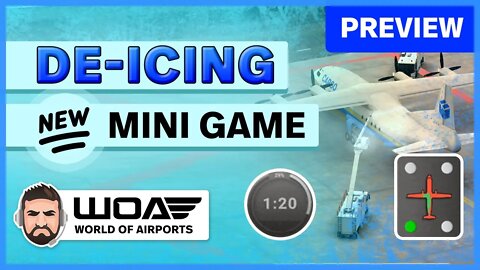 New Minigame Announced! De-icing is coming to World of Airports