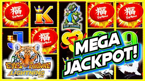 MASSIVE JACKPOT! BACK TO BACK EPICNESS! Lightning Link Eyes of Fortune Slot SO MANY BONUSES!