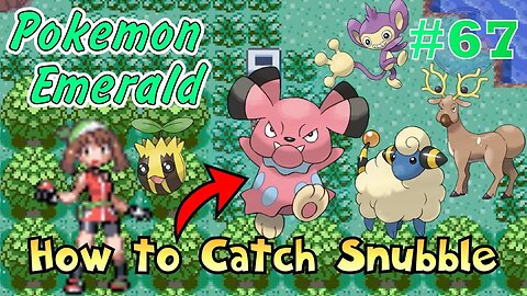 How to Catch Snubble! Pokémon Emerald Walkthrough - Part 67