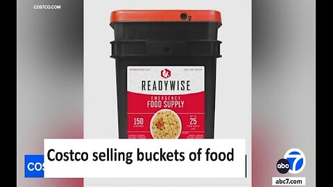 Costco selling 150 serving food buckets with 25yr shelf life