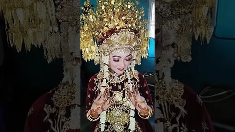 Cantik ! Pengantin Adat Palembang - Sumatera Selatan - Indonesia #shortvideo #short #shorts