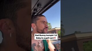 Bad Bunny Bumping His New Favourite Artist