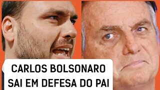 Carlos bolsonaro não gostou das críticas de político sobre o seu pai Jair Bolsonaro