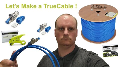Making A Shielded Cat6A TrueCable