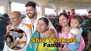 Shiv Thakare Left For Cape Town For Khatron Ke Khiladi Season 13 Shoot | Shiv Thakare's Family