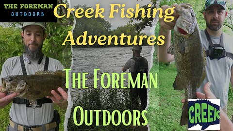 River Smallmouth Fishing With John- Creek Fishing Adventures Part 2