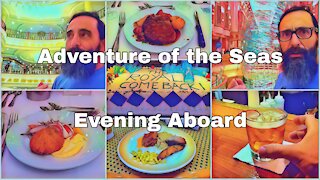 Adventure of the Seas Day 1 | Empty Ship | Main Dining Room