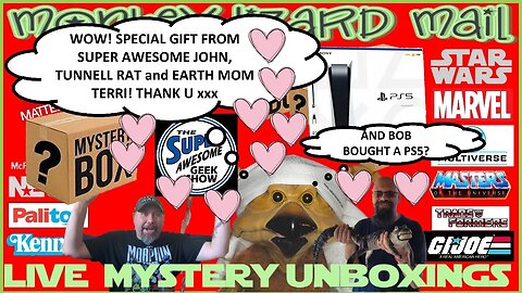 LIVE UNBOXING - SPECIAL GIFT FROM SUPER AWESOME GEEK FAMILY - THANK U xxx + PS5 AND MORE!