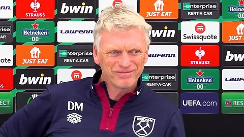 David Moyes press conference | Fiorentina v West Ham | Europa Conference League Final