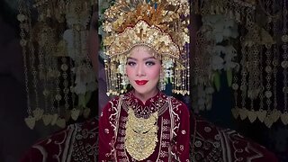 Pengantin Adat Palembang | Cantik dan Anggun Dengan busana Adat Sumatera Selatan #shorts #short