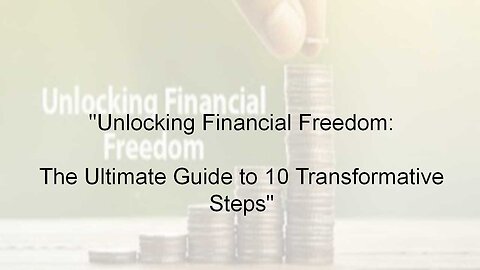 10 step to financial success