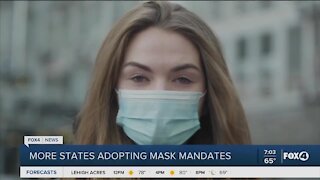 More mask mandates in the US