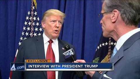 One-on-One with President Donald Trump on Foxconn, Harley-Davidson