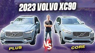 2023 Volvo XC90 CORE vs PLUS