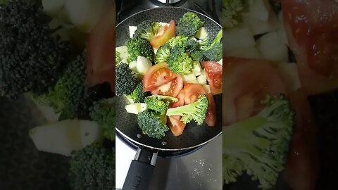 VLOG - COOKING VIDEO - MY HEALTHY DINNER - VEGETABLES - SESAME OIL - FOODIE - FOODVLOG - #shorts