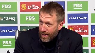 'Mudryk will get better & better! His attitude is FANTASTIC' | Graham Potter | Leicester 1-3 Chelsea