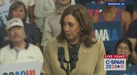 Kamala Goes Off Script, Sounds Like An Idiot