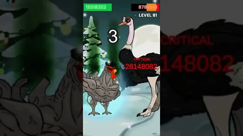 taguro vs ostrich level 81 , how many punches taguro need ? || full videos on the channel