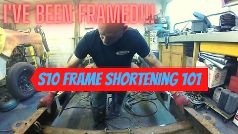 How to shorten an 80's Chevy S10 frame