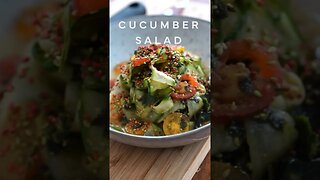 Intuitive Cooking: Cucumber Salad #shorts #cooking #food #asmr #cucumber #salad #오이냉국 #chef