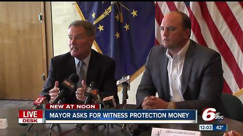 Mayor Hogsett proposes spending $300,000 for witness protection, City-County Council must approve