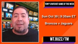 NFL Week 8 Picks Predictions & Odds | Jaguars vs Broncos Betting Preview | NFL Ratchet Free Play