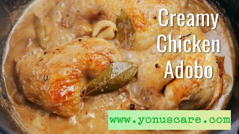 How to Cook a Keto Based Chicken Recipe | Creamy Chicken Adobo
