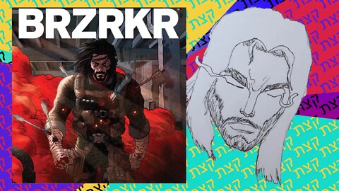 Drawing BRZRKR by Keanu Reeves and Matt Kindt