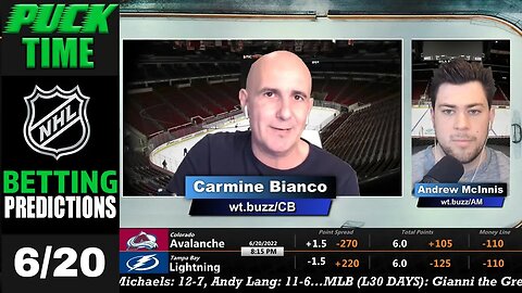 Stanley Cup Finals | Avalanche vs Lightning Game 3 Prediction and Odds | Puck Time June 20