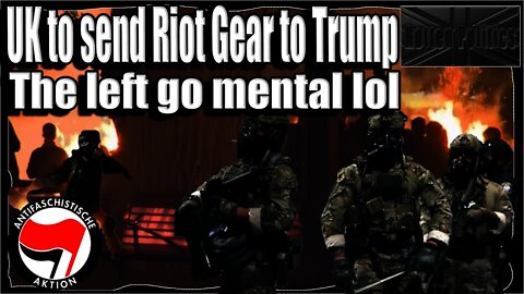 UK Gov sell riot gear to the usa and the leftwing media hate it!