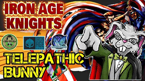 Iron age Knights #44 with Telepathic Bunny Comics