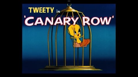 1950, 10-7, Merrie Melodies, Canary Row